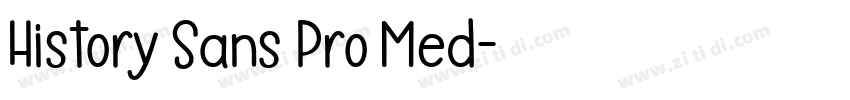 History Sans Pro Med字体转换 History Sans Pro Med字体转换
